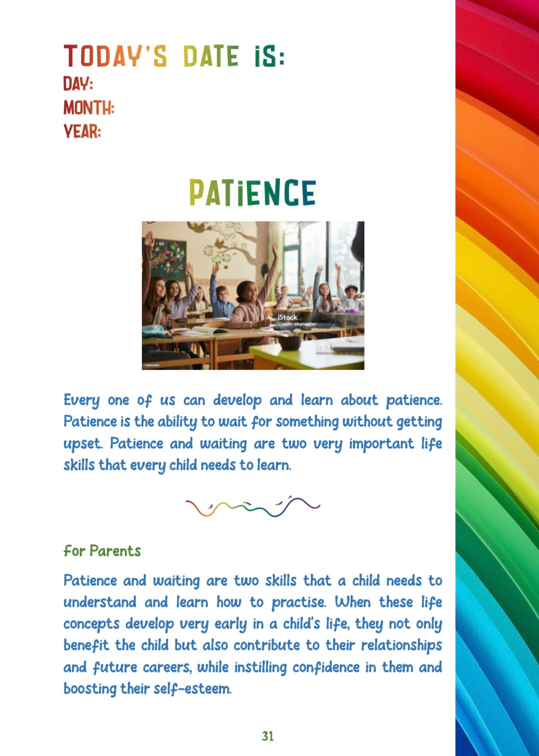 Inspire my Kids - Rainbow Journal