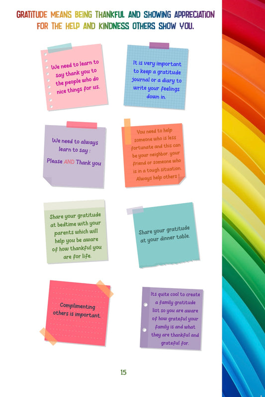Inspire my Kids - Rainbow Journal